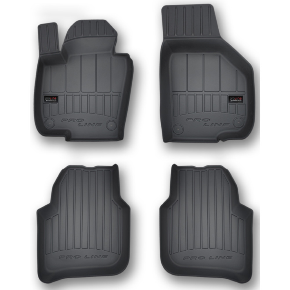 SKODA SUPERB II 2008 - 2015  3D Комплект резиновых ковриков 4шт. FROGUM 3D407428
