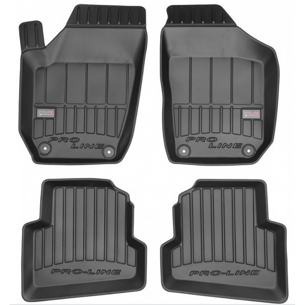 SKODA FABIA II 2007 - 2014  3D Guminiai kilimėliai komplektas 4 vnt. FROGUM 3D407220