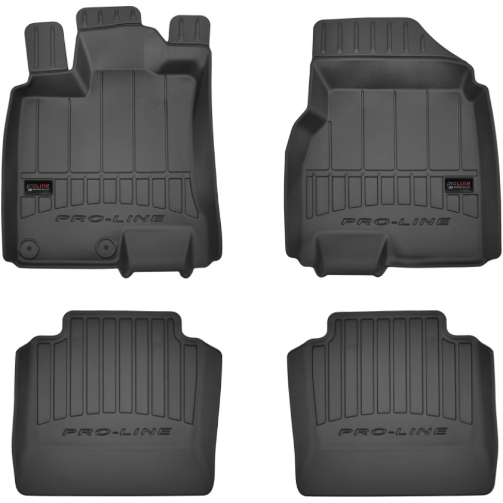 NISSAN Qashqai I + II  2006 - 2013  3D Комплект резиновых ковриков 4шт. FROGUM 3D407268