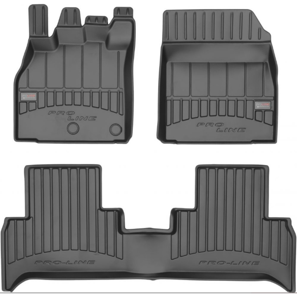 RENAULT SCENIC III 2009 - 2016, RENAULT SCENIC III GRAND 2009 - 2016  3D Комплект резиновых ковриков 4шт. FROGUM 3D408845