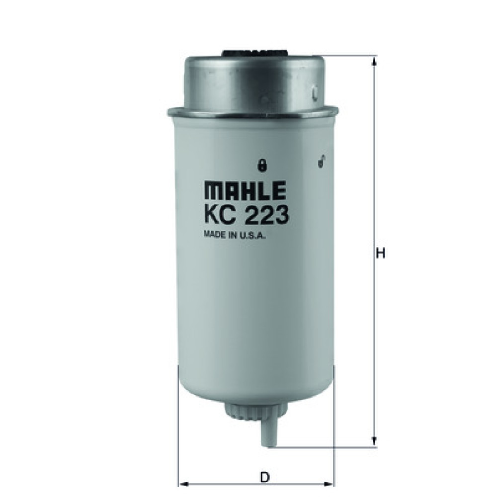 KC223 KNECHT MAHLE FILTER топливный фильтр