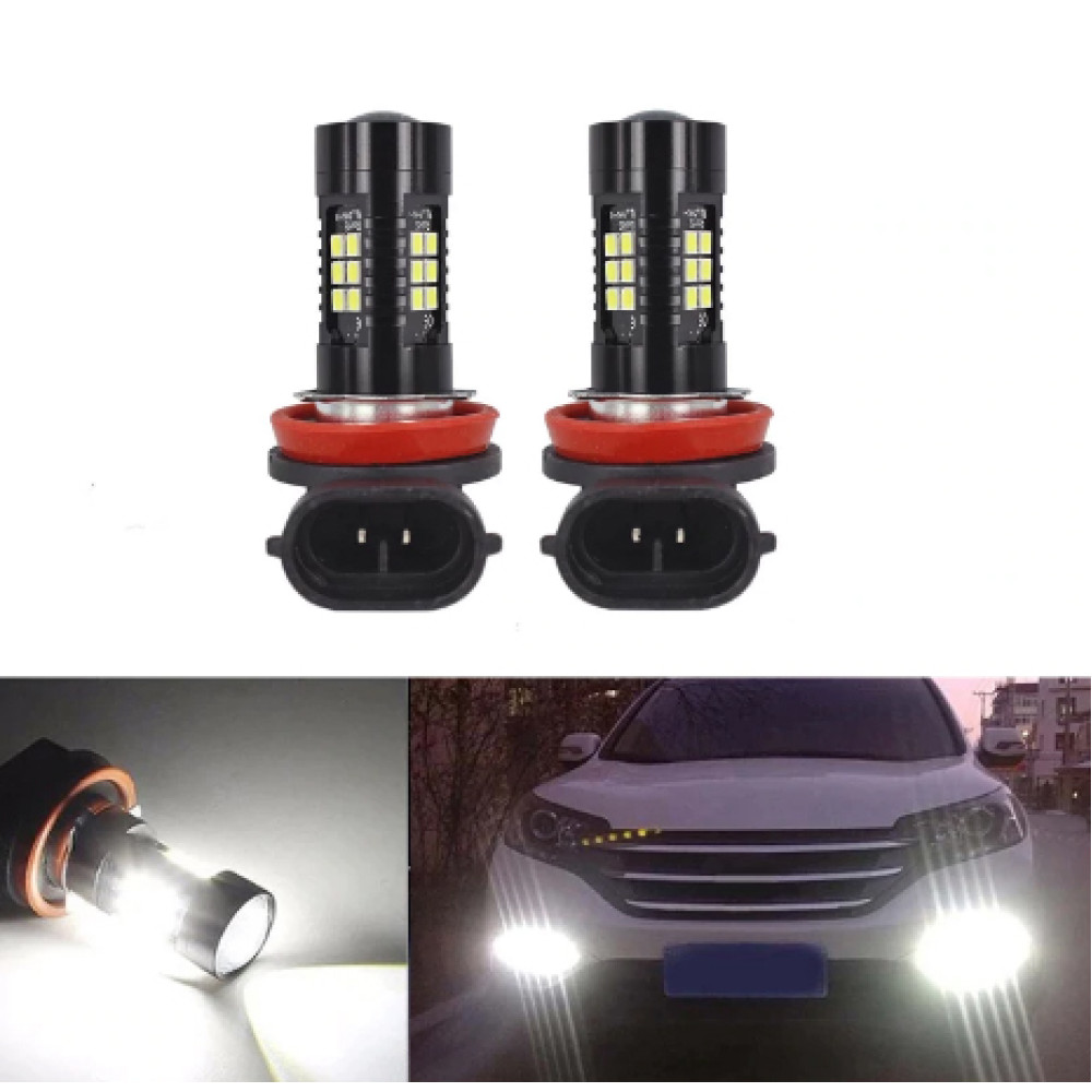 HB4 balta LED 21 diožu auto spuldze pretmiglas lukturiem HB4 balta LED 21 diožu auto spuldze pretmiglas lukturiem