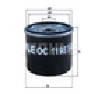OC1198 KNECHT MAHLE FILTER õlifilter