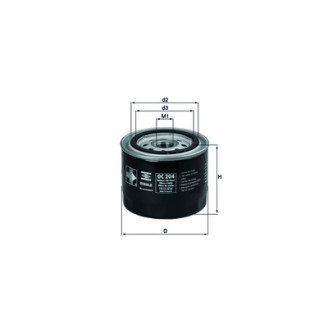 OC204 KNECHT MAHLE FILTER õlifilter