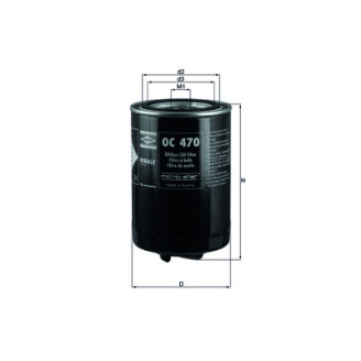 OC470 KNECHT MAHLE FILTER õlifilter