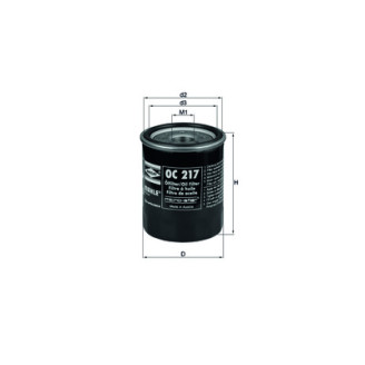 OC217 KNECHT MAHLE FILTER õlifilter