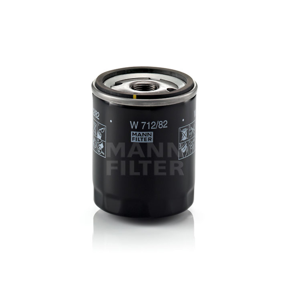 W712/82 MANN FILTER oil filter (analogues OP546/1, WL7433, OC535, DO1839)