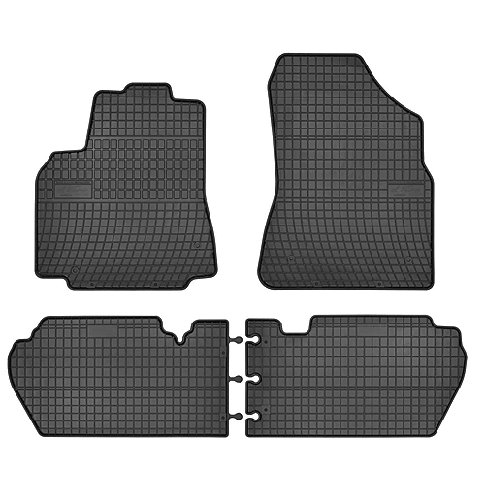 CITROEN BERLINGO II 2008 - ... Комплект резиновых ковриков 4шт. FROGUM 0633 CITROEN BERLINGO II 2008 - ... Комплект резиновых ковриков 4шт. FROGUM 0633