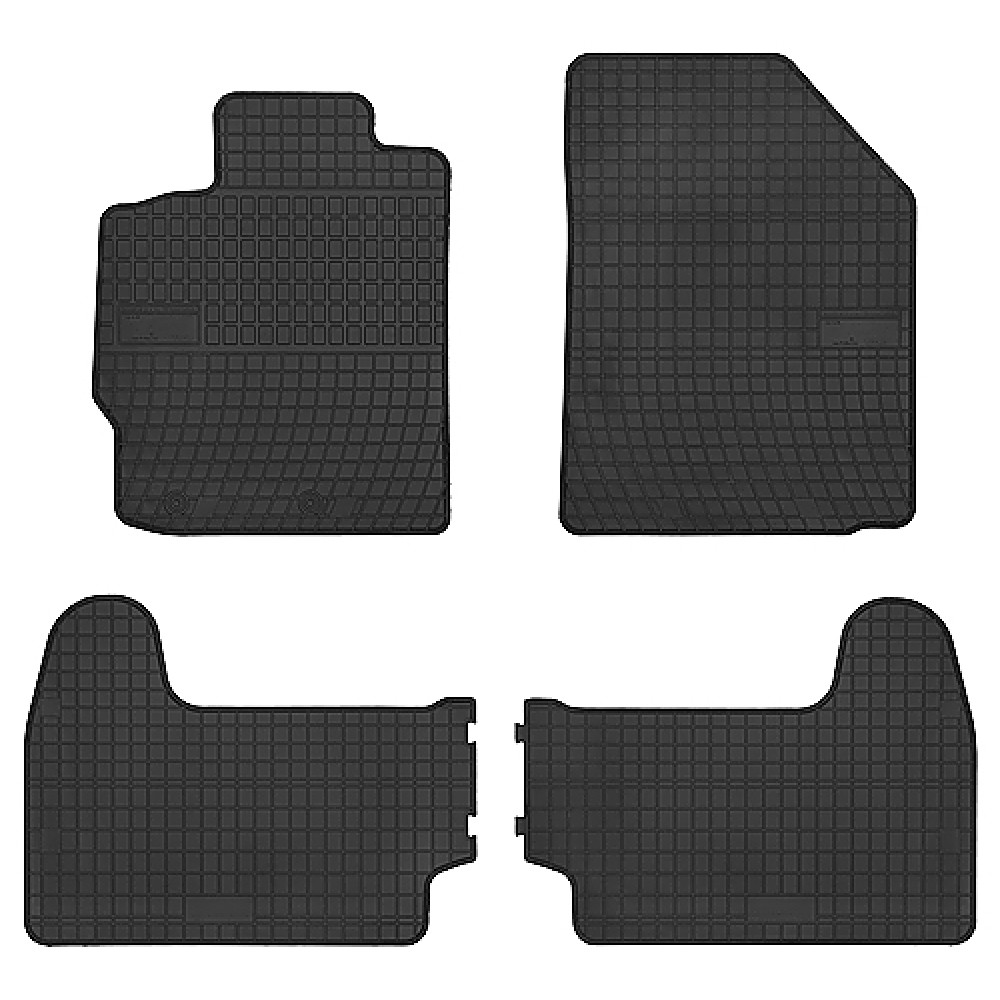 TOYOTA YARIS 2005 - 2011 Комплект резиновых ковриков 4шт.  FROGUM 0803