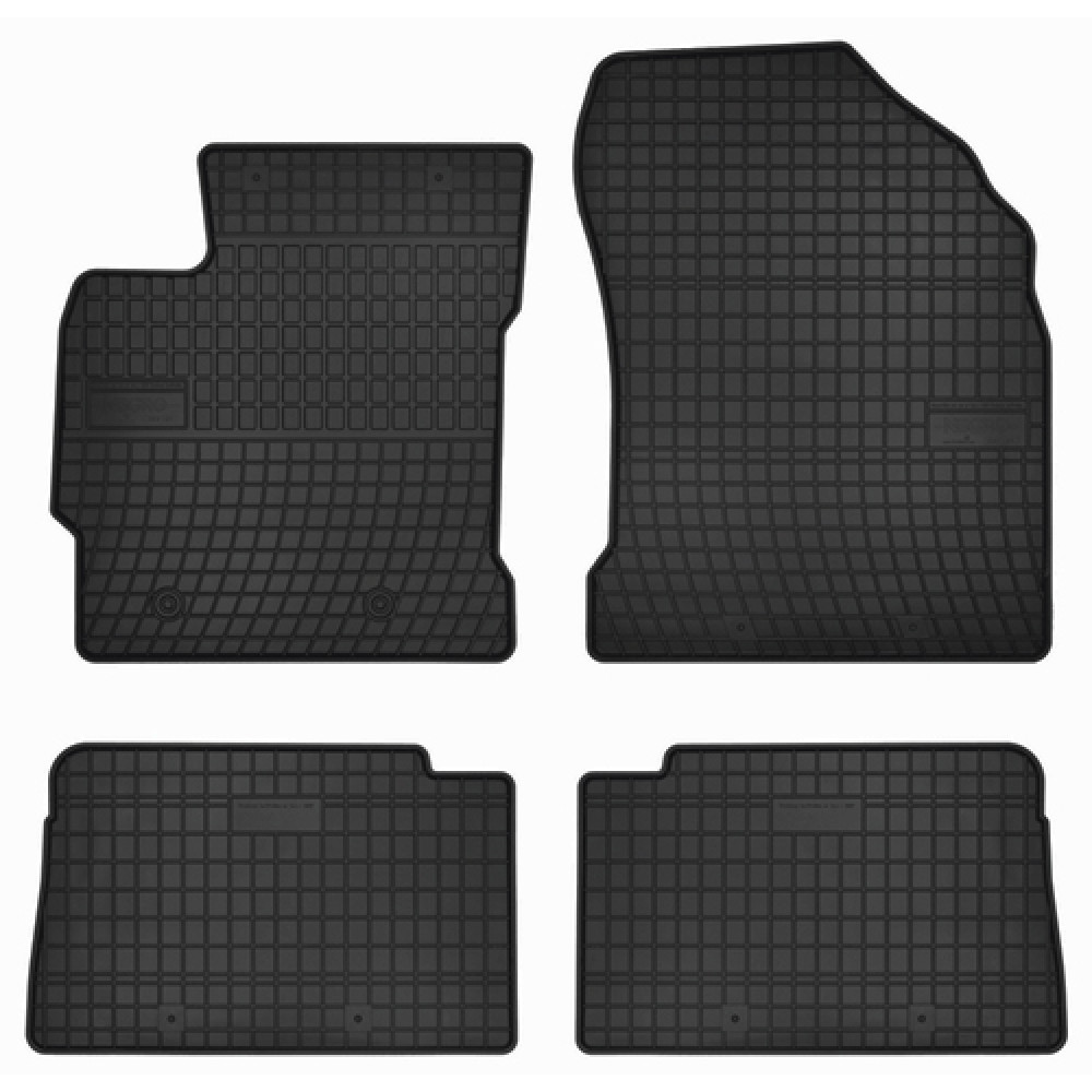 Set of Rubber Mats 4pcs. FROGUM 0807 for TOYOTA AURIS II 2013 -...