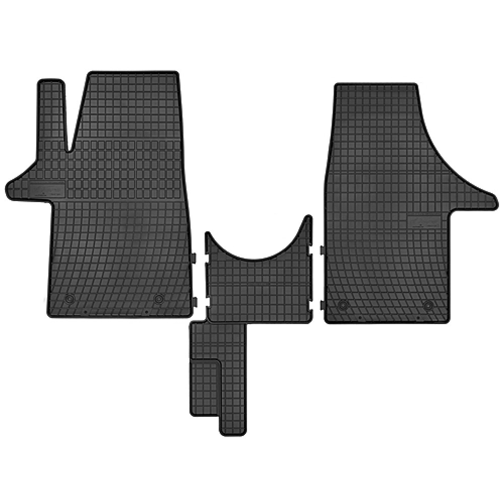 VW T5 Transporter 2003 - 2015 Volkswagen Kummimattide komplekt 3tk. FROGUM D0073 VW T5 Transporter 2003 - 2015 Volkswagen Kummimattide komplekt 3tk. FROGUM D0073