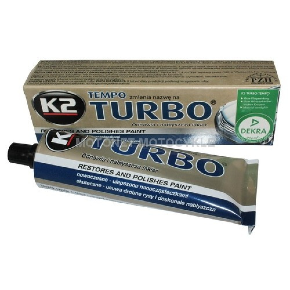 Авто полироль с воском K2 TURBO 120 гр