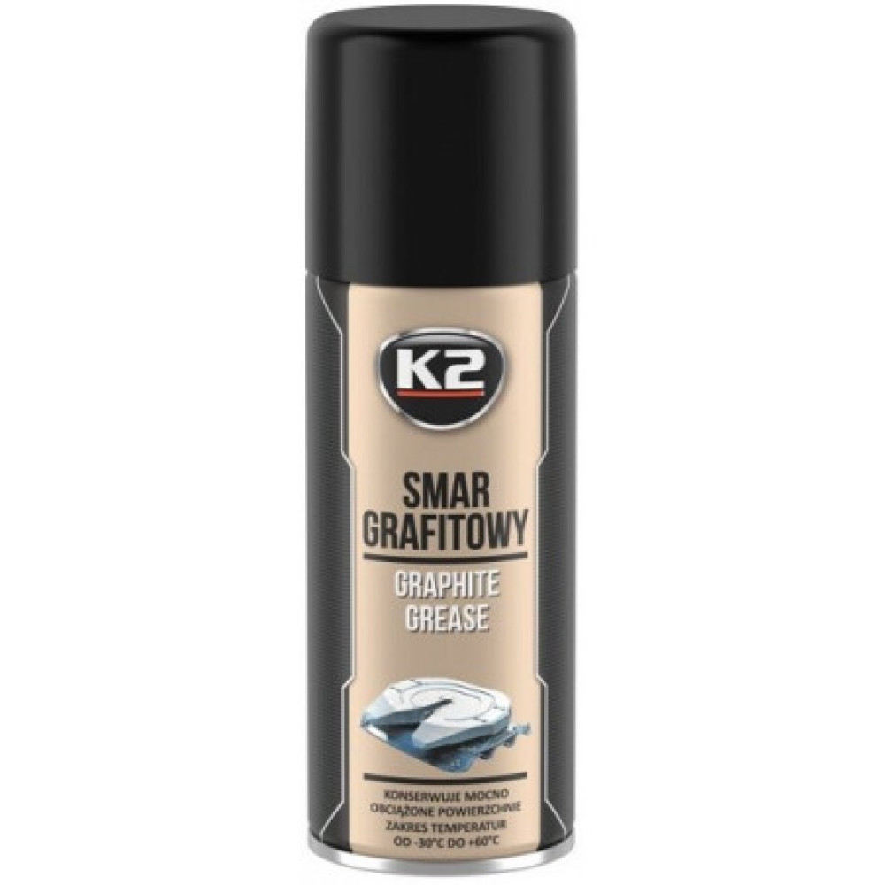 K2 Graphite Grease grafitinė tepalo purškiklis 400 ml