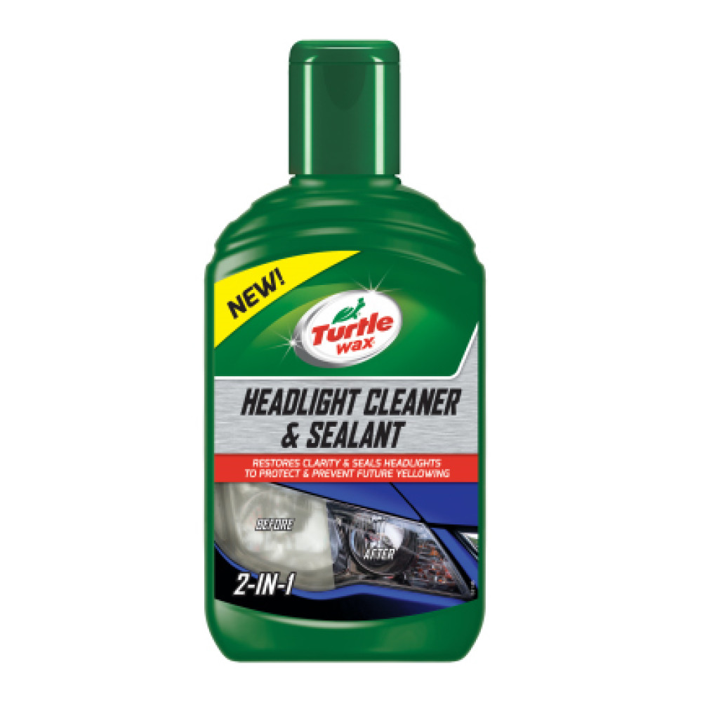 Lukturu tīrīšanai un aizsardzībai Headlight Cleaner & Sealant Turtle WAX 300ml
