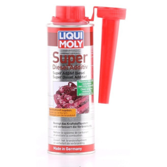 DIisli kütusesüsteemi puhastaja - kütuse lisand LIQUI MOLY Super Diesel Additiv 5120 - 250ml/75L