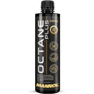 Kütuse lisand mootori bensiinile oktaanarvu tõstmiseks OCTANE PLUS 9954 MANNOL + 6 punkti 450ml / 45l