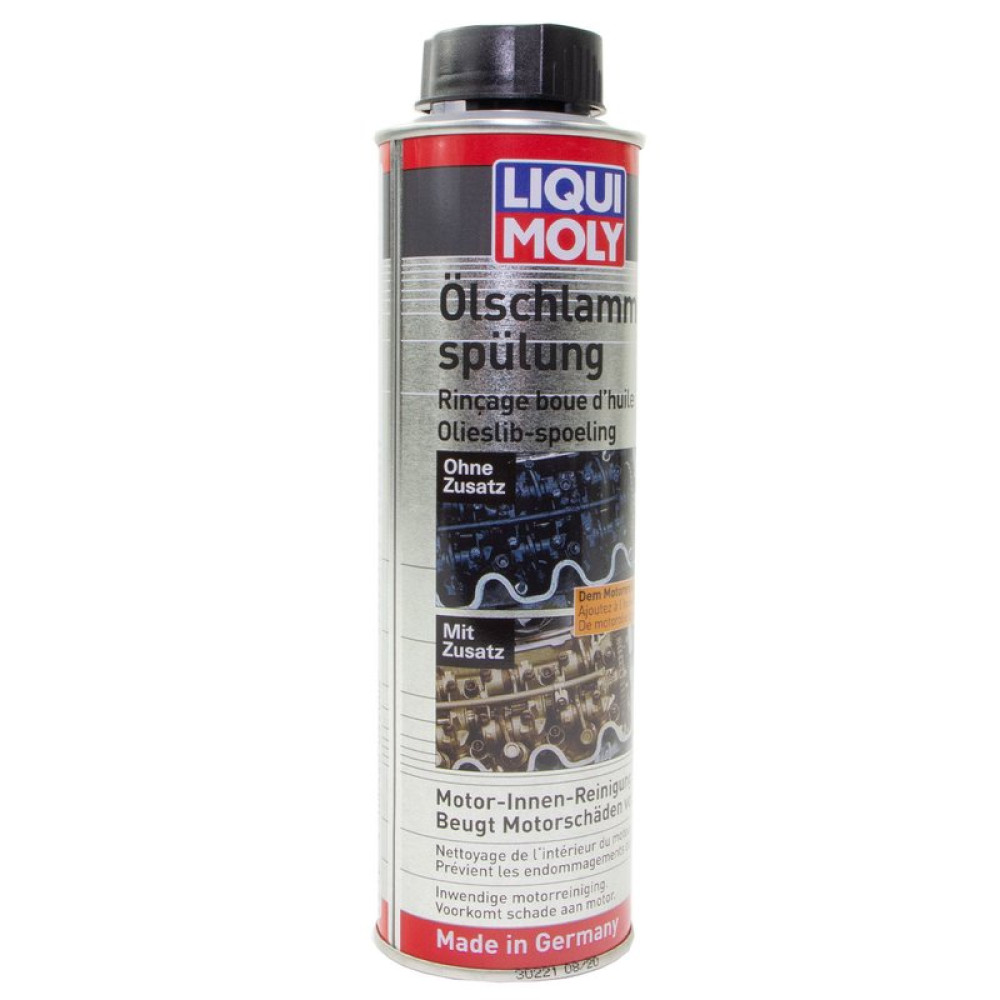 Motoru eļļas piedeva dzinēja atkoksēšanai, tīrīšanai no nogulsnēm. 100 - 300 km pirms eļļas nomaiņas. LIQUI MOLY 5200  300ml / 5L