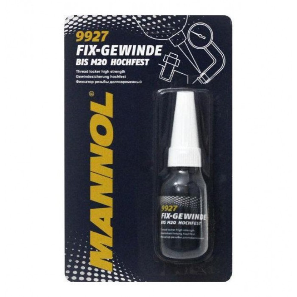 Фиксатор, клей для резьбы - откручиваемый  MANNOL Fix-Gewinde 9927 10мл
